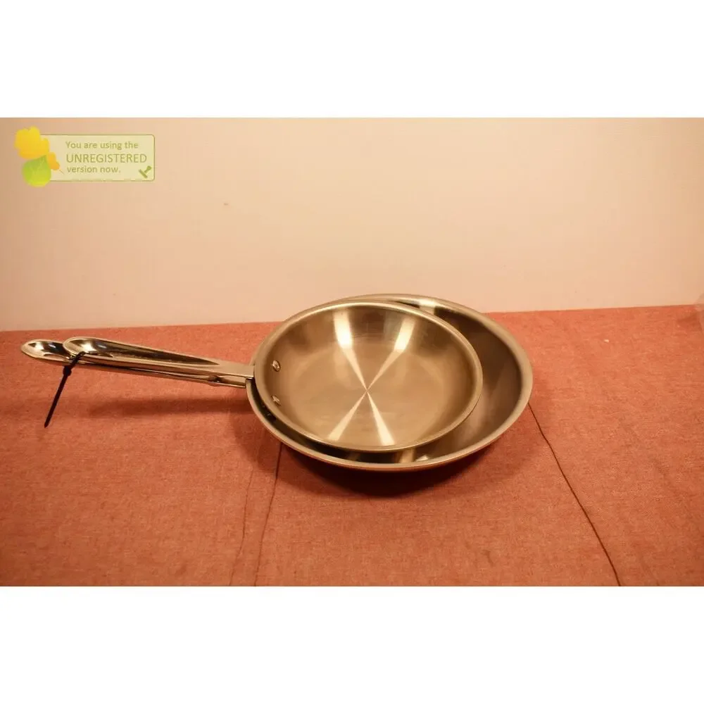 All-Clad D3 Stainless Steel 3 Ply Bonded 2pc 8